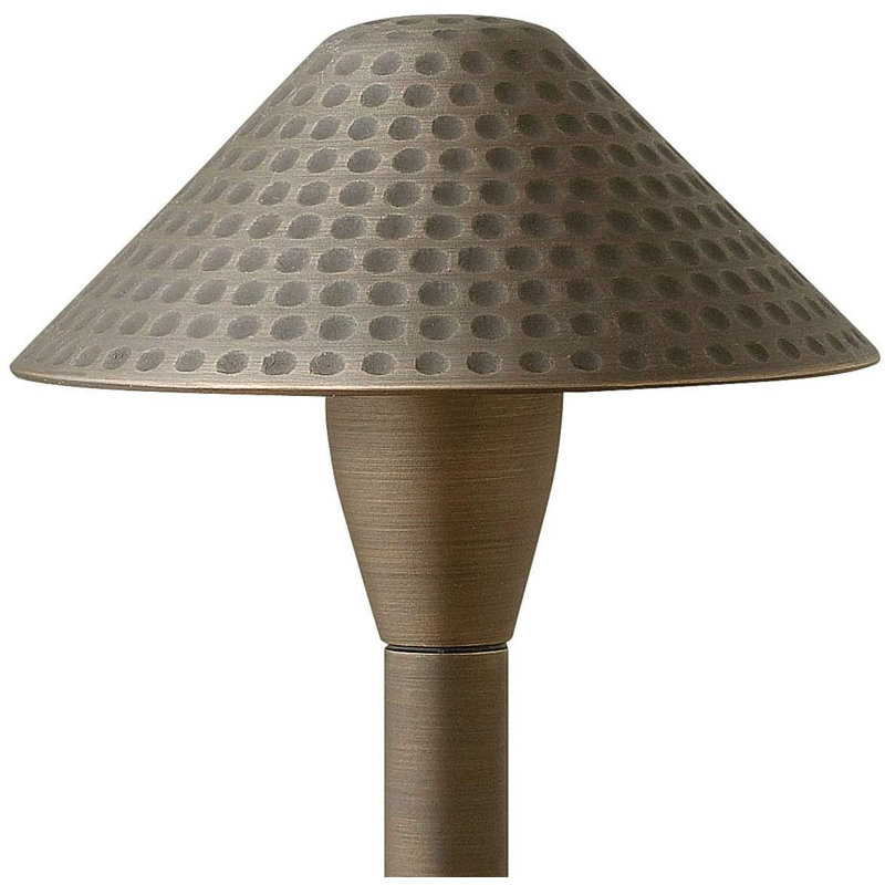 Hardy Island Brown Low Voltage Pathway Light, 15.5" H x 6.75" W x 6.75" D