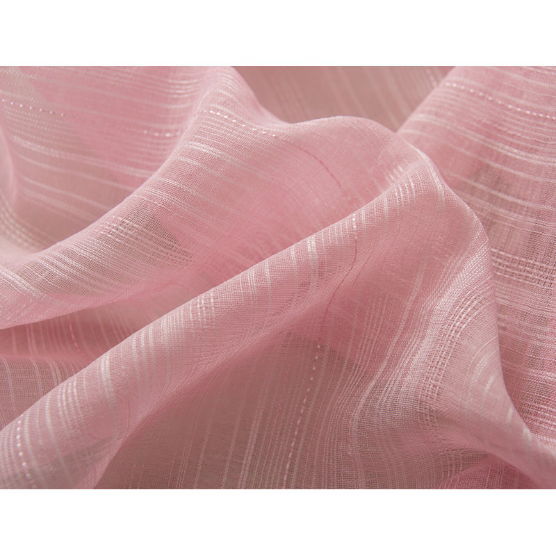 Hayle Semi Sheer Curtain Single Panel, Blush