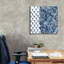  «Cobalt Garden 3» par Chariklia Zarris, art mural sur toile, 26 po x 26 po-824078187