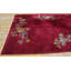 Antique Rich Red Color Floral Minimalist Design Chinese Area Rug