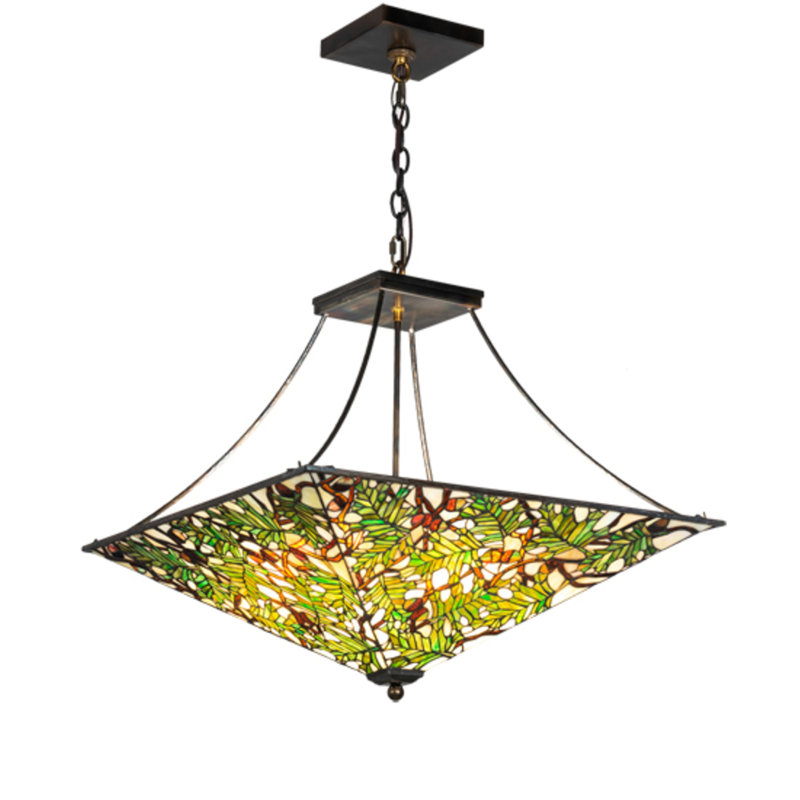 Acorn And Oak Leaf 4 - Light Pendant