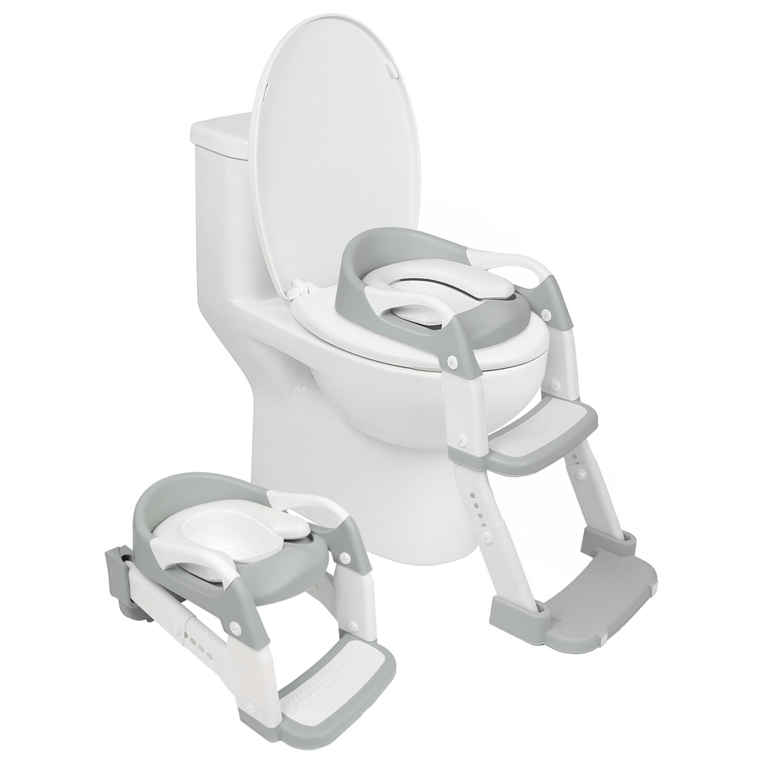 2-In-1 Adjustable Potty Training Toilet Seat - Size: 3.35 X 1.4 X 4.15Cm - Wilko White Harbour Housewares - Image 5