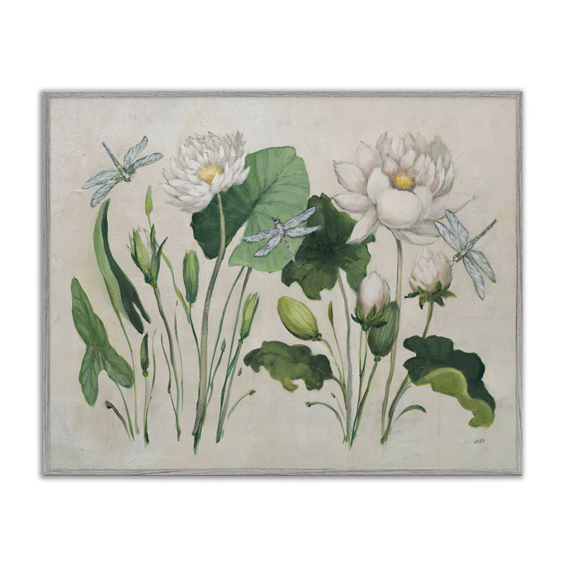 «Stupell Industries Tranquil Lilies», estampe numérique par Julia Purinton, H 11 po x l 14 po, Estampe numérique Farmhouse