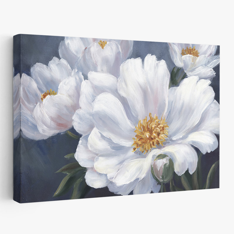 Plants, Flowers, Peonies Wall Art, 32" H x 48" W