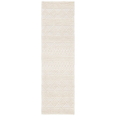 Natura Handwoven Wool/Cotton Beige Area Rug