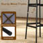 Ensemble de 2 tabourets de bar avec structure en métal robuste et repose-pieds pour îlot de cuisine-1894341509-1894341510-1894341530