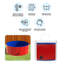 Bassin pour chien pliable PETMAker 30,5 x 12 po, rouge-27163366-70864215