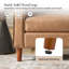Alpha 200cm W Mid-Century Faux Leather 2 Seater Sofa With Solid Wood Legs-128778711