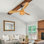 52''  Rattan Ceiling Fan With Light Kit, Remote Control Included