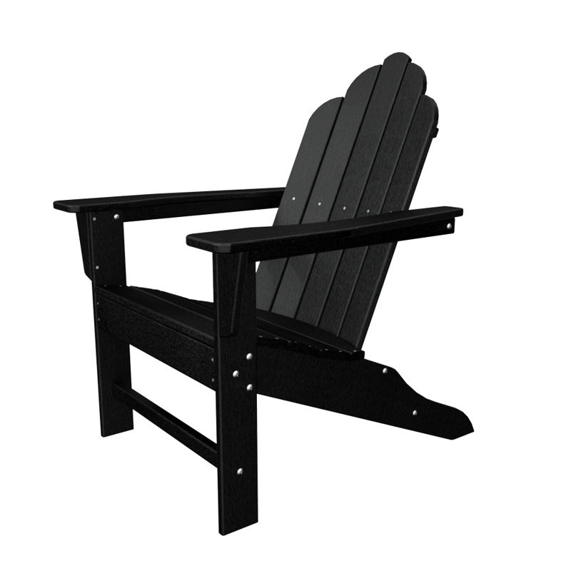 Adirondack POLYWOOD Long Island, Noir
