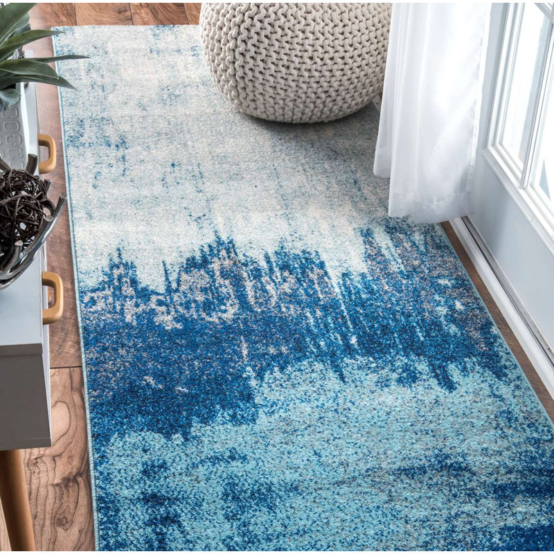 Hani Abstract Area Rug, Runner 81 x 244cm