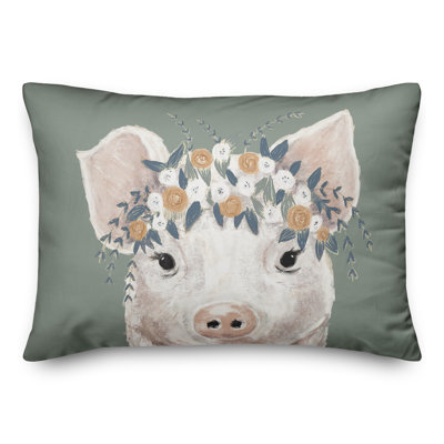 Housse de coussin rectangulaire en polyester 