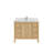 42'' Single Bathroom Vanity with Marble Top