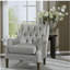 Fauteuil d'appoint capitonné