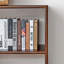 Bibliothèque standard en bois massif H 52,75 "x l 31,49"