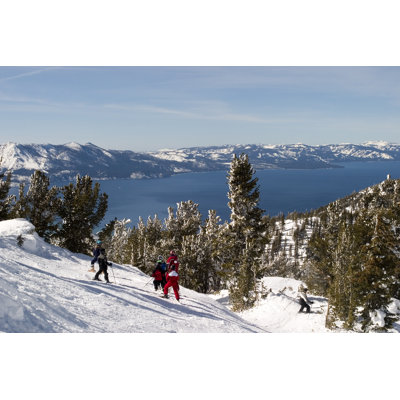 «Ski School» par Rramirez - photographie sur toile tendue