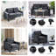 Ensemble de canapé de salon 2 pièces pour causeuse en velours de 54 po avec coussins épaissis et fauteuil simple rembourré-170286906