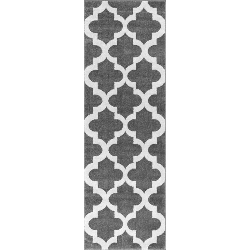 Sherrer Geometric Area Rug, Runner 81 x 244cm