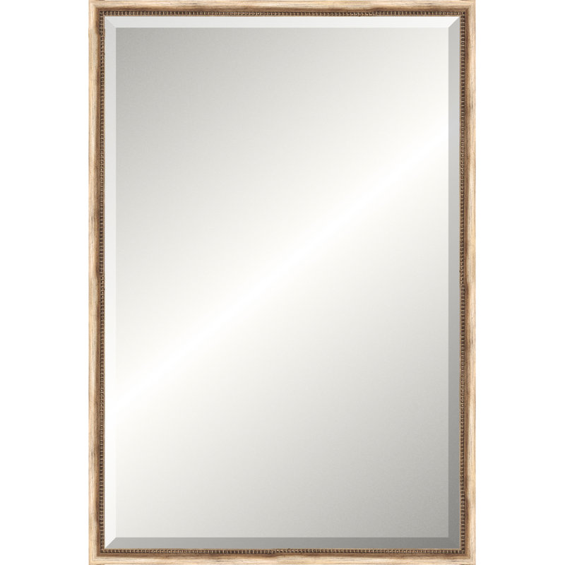 Silver Beaded Old World Mirror, Classic Vanity