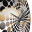 Gerta - Horloge murale abstraite en marbre-367751827