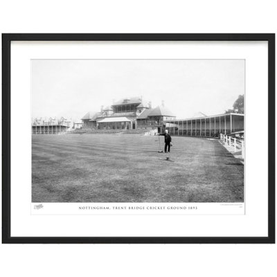Nottingham, Trent Bridge Cricket Ground 1893 - Single Picture Frame Print