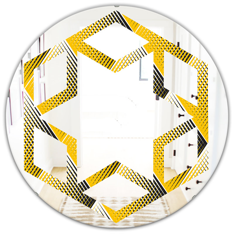 Miroir mural Rhombus Star, H 23,6 po x l 23,6 po
