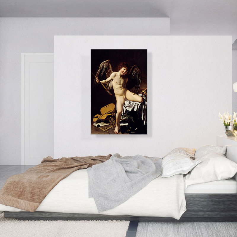 Cupidon comme Victor 1601 - impression, H 40 po x l 26 po x P 0,75 po