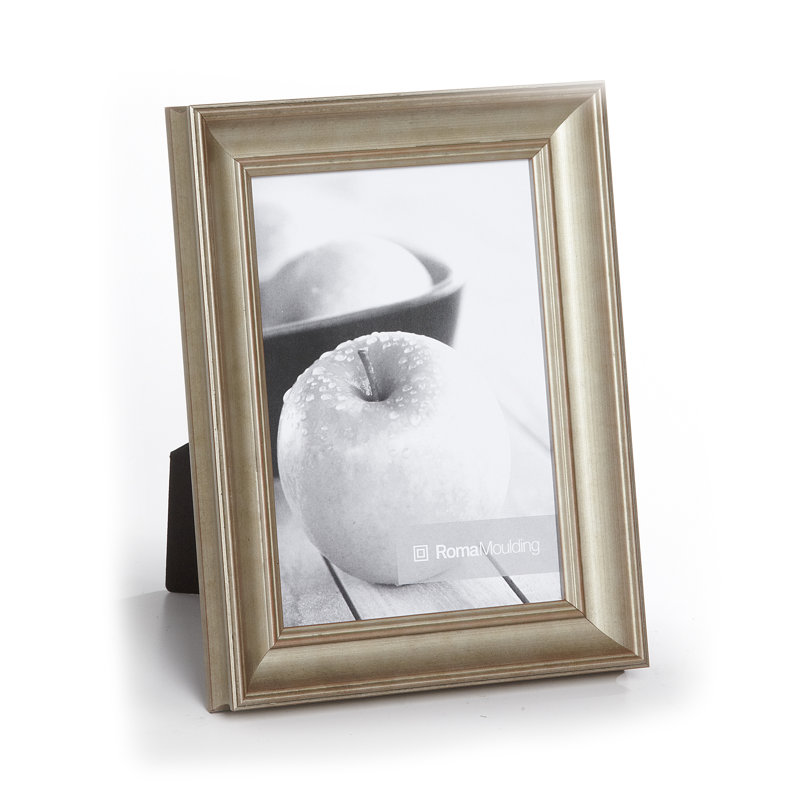 Wood Gilded Picture Frame, Silver