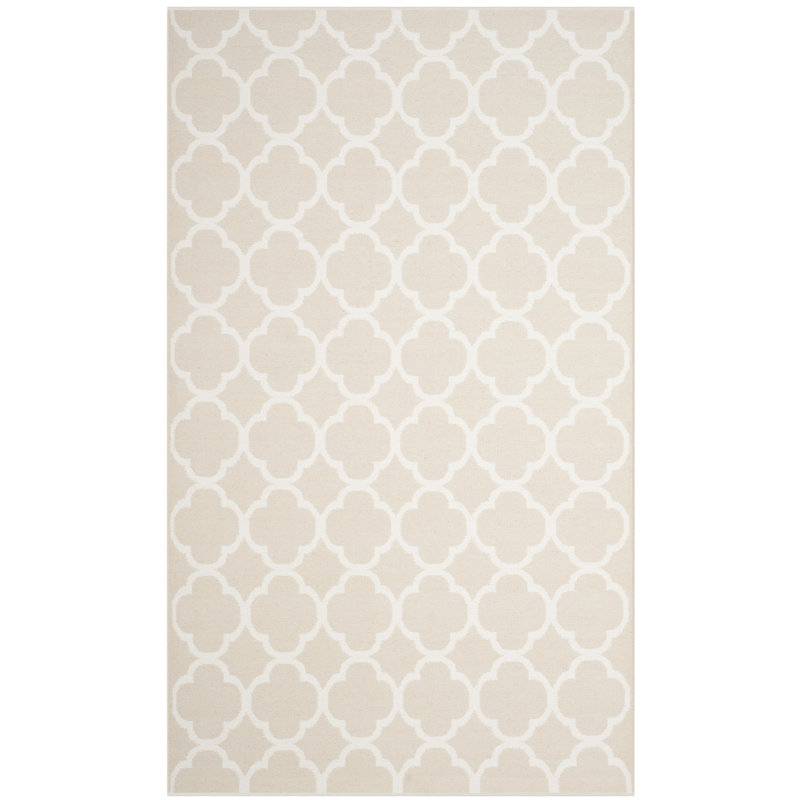 Tapis en coton tissé à la main Desota, Rectangle 3 pi x 5 pi