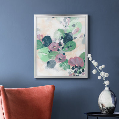 «Tropical Branch Fresco I», toile encadrée de qualité supérieure - prête à être accrochée