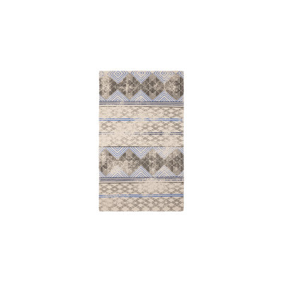 French Connection Suri Machine Washable Stonewash Printed Cotton Rugs