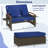 Talleysville 66 " W Wicker with Cushions-1227346268