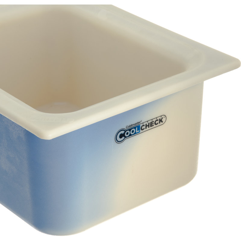 Couvercle froid 6 pintes Contenant alimentaire rectangulaire en plastique