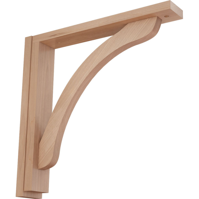 Support en bois Reece, Cerisier, H 14,25 po x l 2,5 po x P 14,75 po