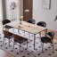 French Rectangular Minimalist Home Dining Table Dining Table-101460792