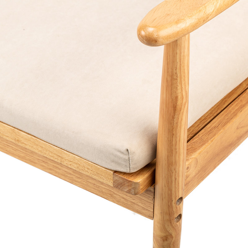 Méridienne Drakeford, Tissu beige