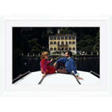 Versace And Spagnol Print by Slim Aarons