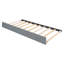 Lit plateforme tapissier simple avec lit gigogne Teddy-238849372