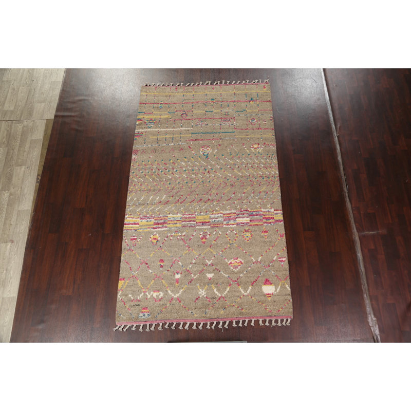 Tapis marocain en laine noué à la main 6 x 10