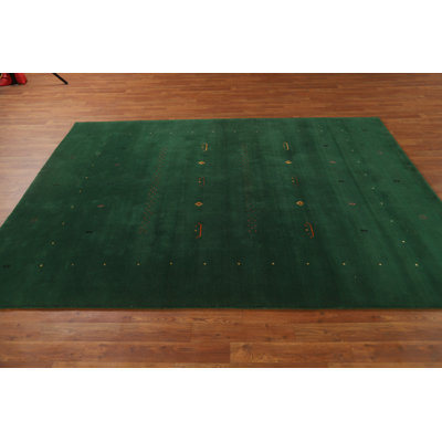 Tapis vert Gabbeh