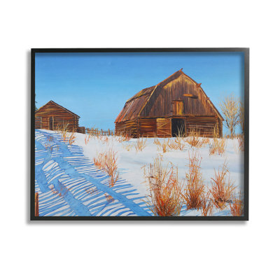 Hiver, campagne, estampe numérique, ArtbyAndrewKiss