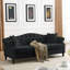 Canapé Chesterfield en velours Chesterfield pour salon, canapé 3 places
