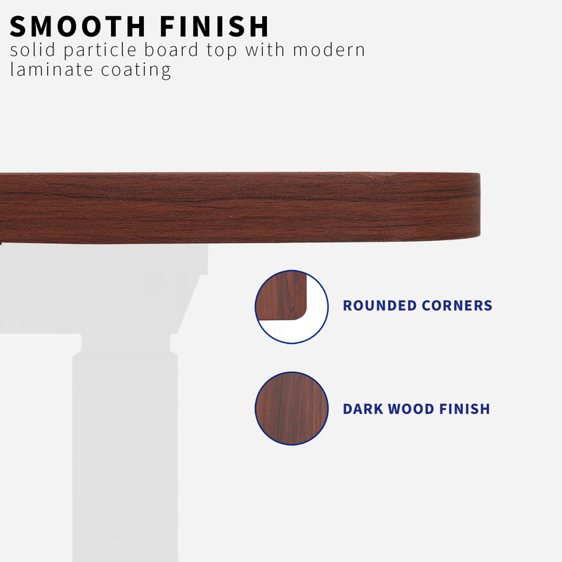 VIVO Dark Walnut 71 x 36 inch Particle Board Table Top