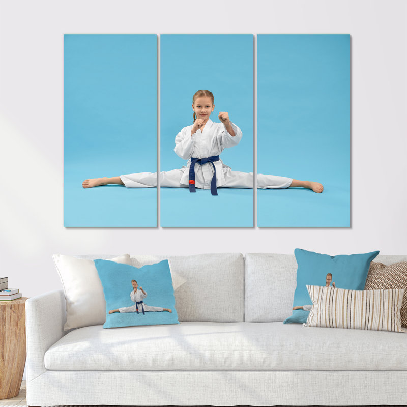Karaté Kid, photographie d'art martial, H 28 po x l 36 po x P 1 po