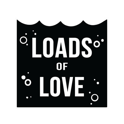 Loads Of Love Black White Large - Wrapped Canvas Print