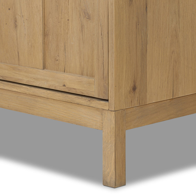 Alessio Cabinet-Aged Natural Oak, Aged Natural Oak