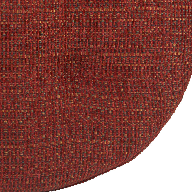 Non-Slip Textured Barstool Seat Cushion, 14-Inches Round, Red