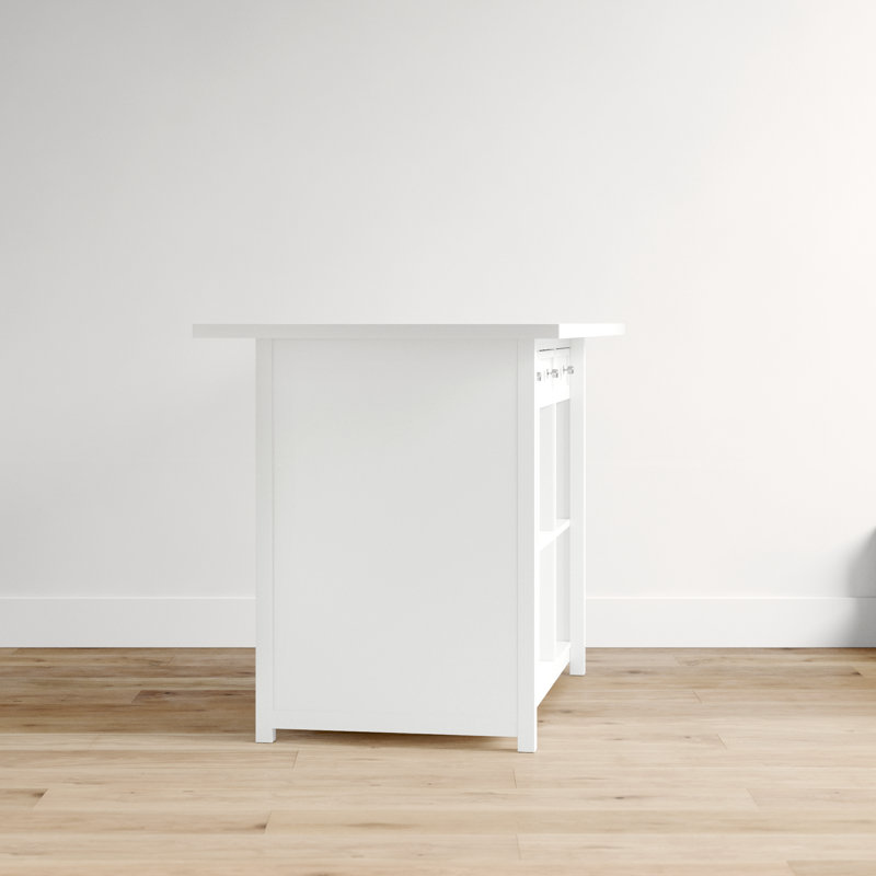 Teannan 59.45'' x 30.00'' Craft Table, White