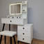 Atreus Dressing Table with Mirror