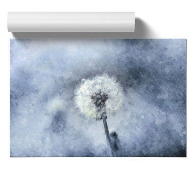 Dandelion Seeds Painting - Frameless Print